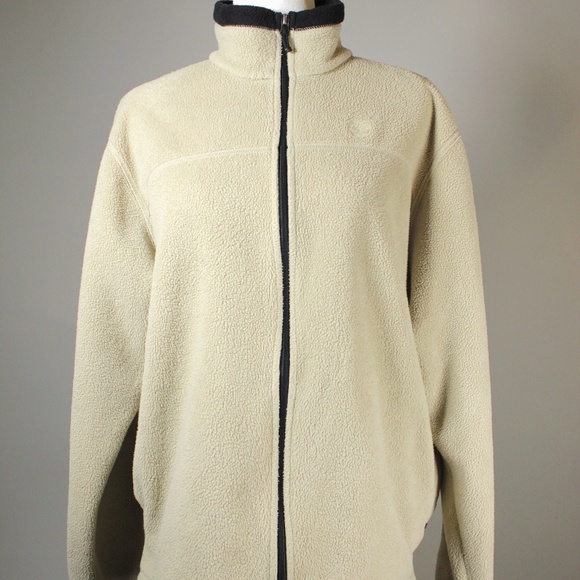 Timberland Other - Men's Tan Timberland Zip Up Fleece Jacket Medium